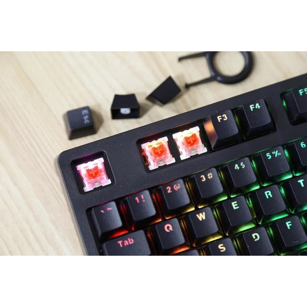 Bàn phím cơ EDRA EK3104 RGB Huano switch version 2021- Màu đen - Blue/ Brown/ Red Switch - Cam kết chính hãng - Bảo hành | BigBuy360 - bigbuy360.vn
