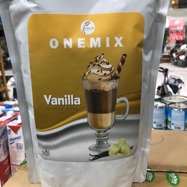 Bột Frappe Onemix Vanilla 1kg - Nguyên liệu pha chế CLOUD MART