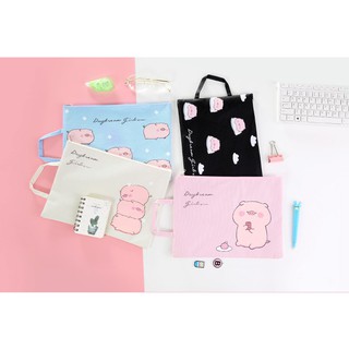 Túi đựng hồ sơ hình HEO XINH (Khổ A4)