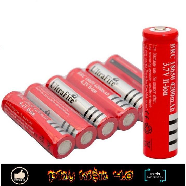 Pin Sạc Ultra Fire dành cho quạt Pin Sạc Ultra Fire dành cho đèn pin đội đầu
