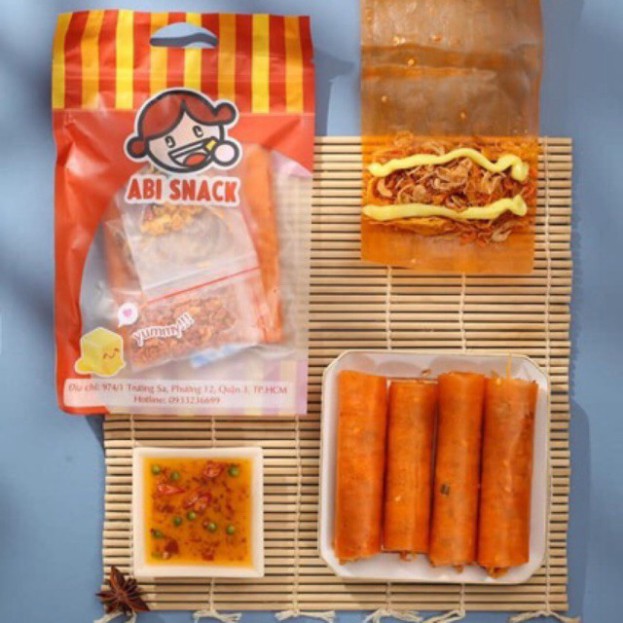 [Hoangminh]  GIÁ GỐC-BÁNH TRÁNG BƠ ABI 150Gr MUA 2 TẶNG 1 KHẨU TRANG