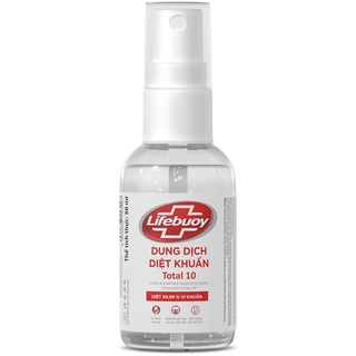 HOT DEAL Xịt rửa tay khô Lifebuoy dạng xịt chai 50ml hàng chuẩn Unilever