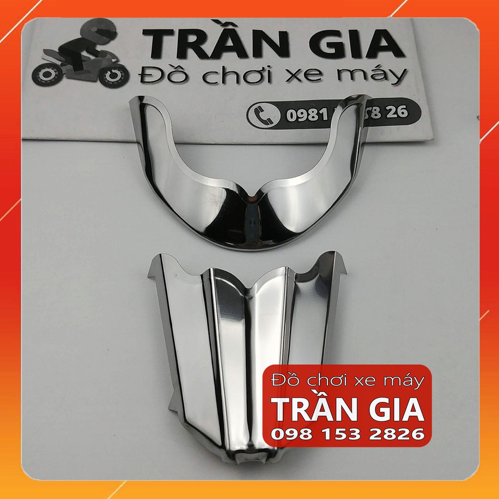 Chỉ mũi dè trước sau xe Vario 160 cc Indo-Việt năm 2022-2023 inox cacbon carbon ốp mỏ đuôi dè 160cc chắn bùn Honda