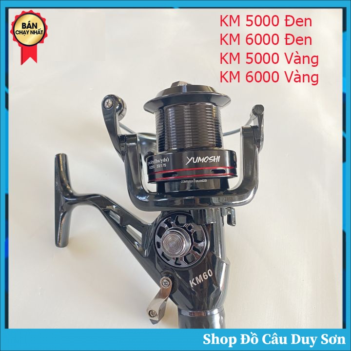 Máy Câu Cá Yumoshi KM Tải Cá Lớn - Máy Câu Cối Nông Big Size