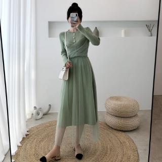 [Nhập WASIPN giảm 30K cho đơn 150K] đầm dệt kim dáng ôm tay dài