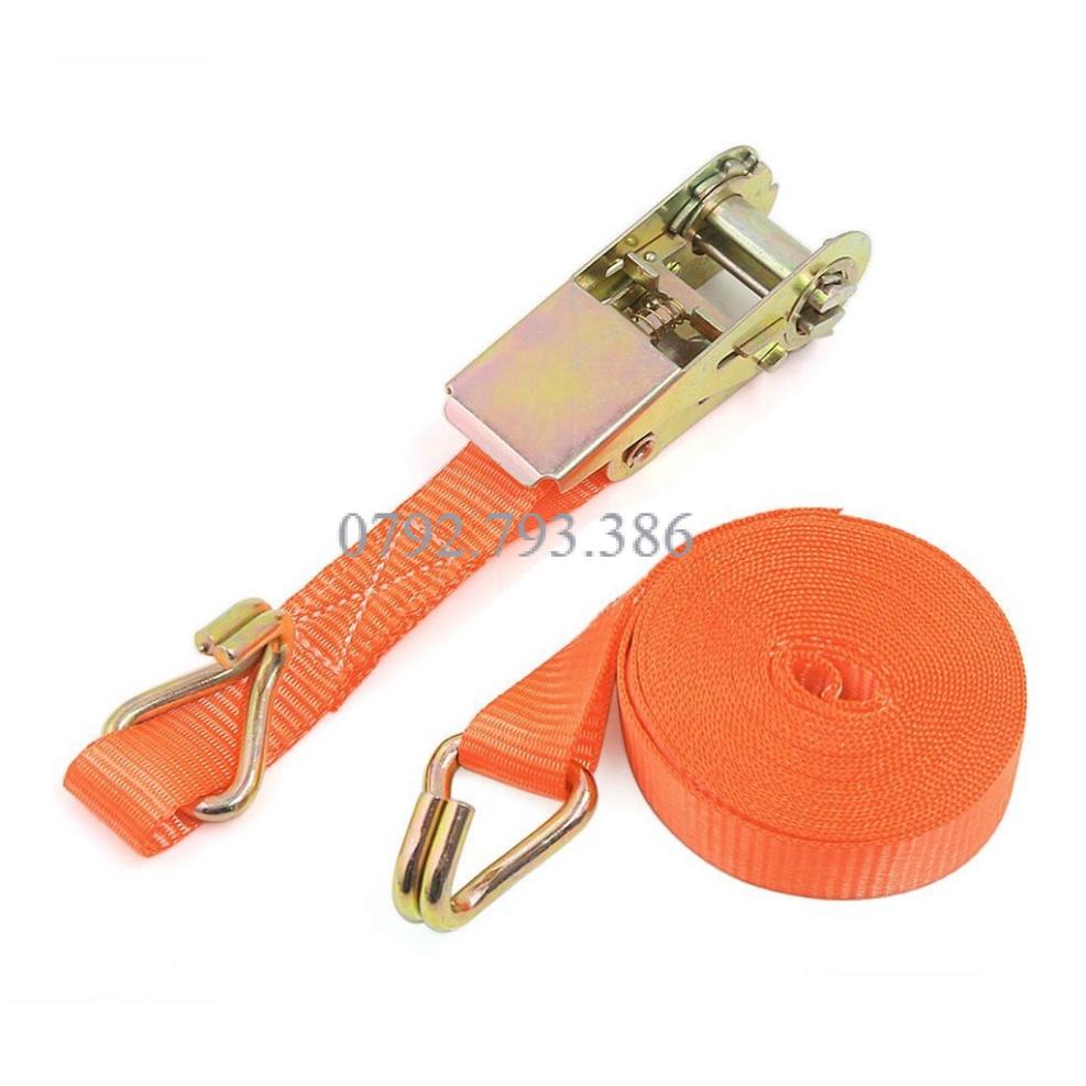 Dây chằng hàng xe máy bản 25mm 1 tấn chất liệu polyester, chằng cột hàng hóa, pallet, xe máy, ô tô siêu tiện lợi
