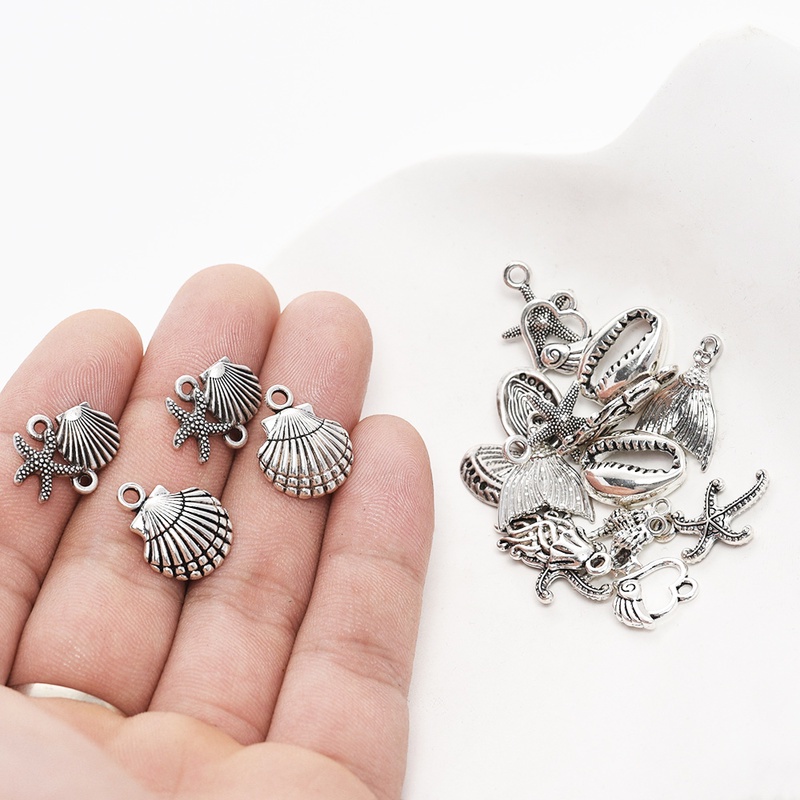 Túi 50g Mặt Vòng cổ Bạc Phong Cách Vintage Tự Làm Trang Sức