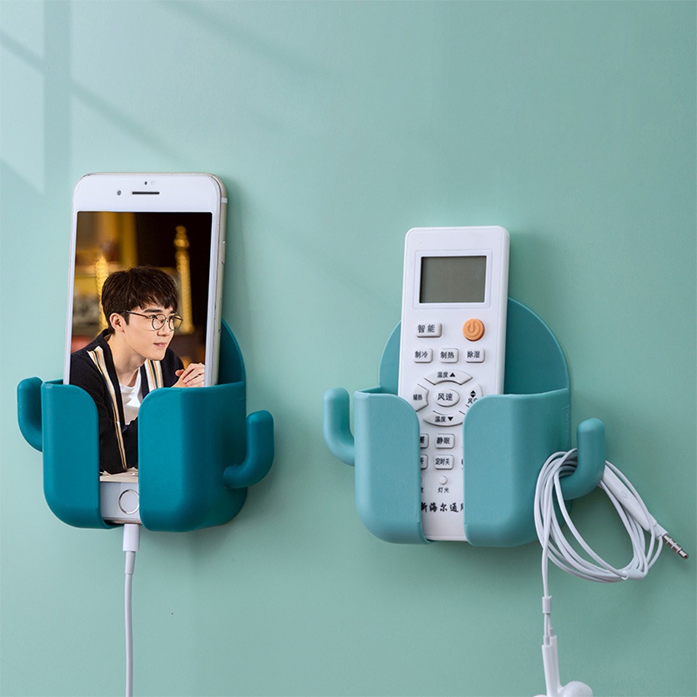 [Tổng Kho Sỉ] Khay Để Điều Khiển - Điện thoại ZT3232 Dáng Xương Rồng Siêu Cool - Có 2 Móc Treo Đa Năng (Chọn Màu)