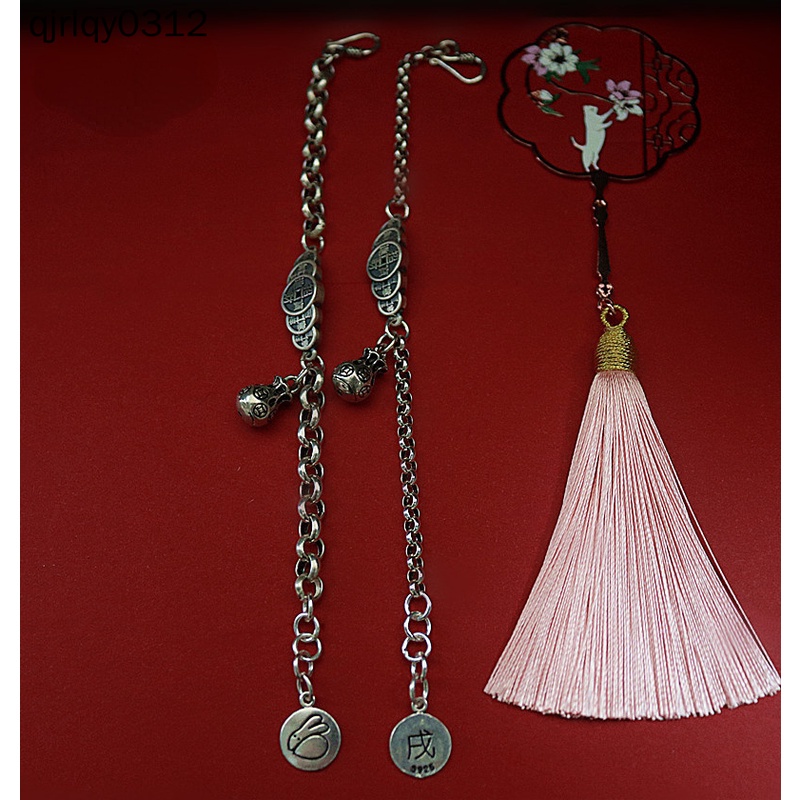 Vòng Tay Bạc sterling s925 Mặt Năm Đồng Xu May Mắn Cho Cặp Đôi