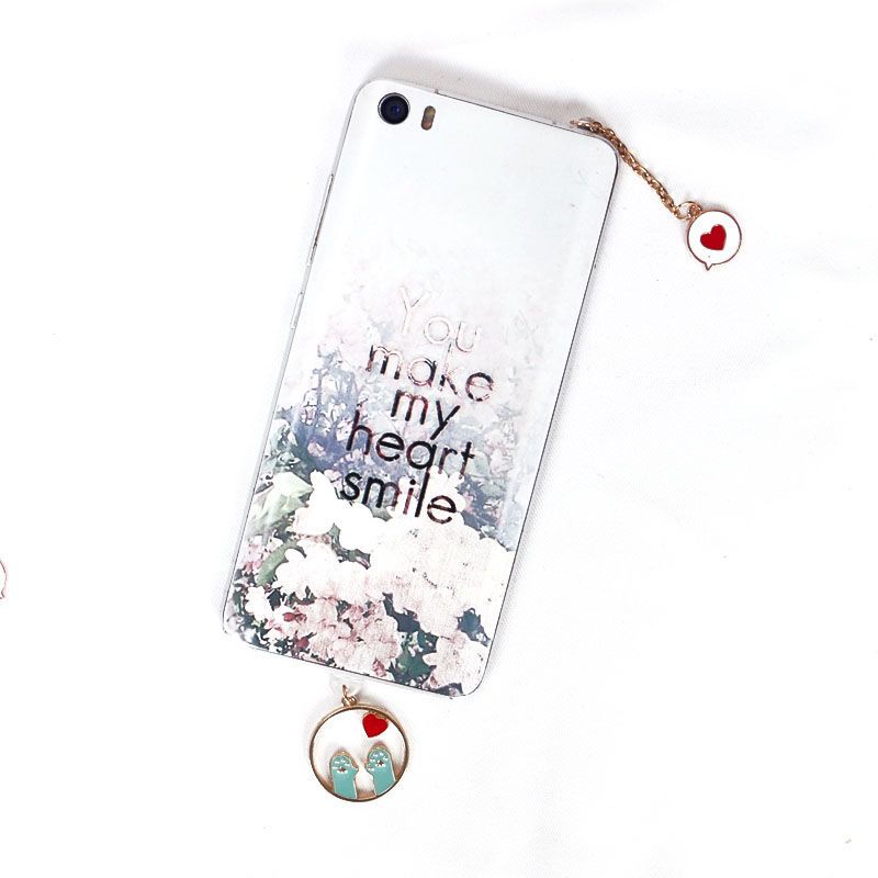 Phụ Kiện Gắn Chống Bụi Cho Cổng Sạc Điện Thoại Di Động Hình Chân Mèo Dễ Thương