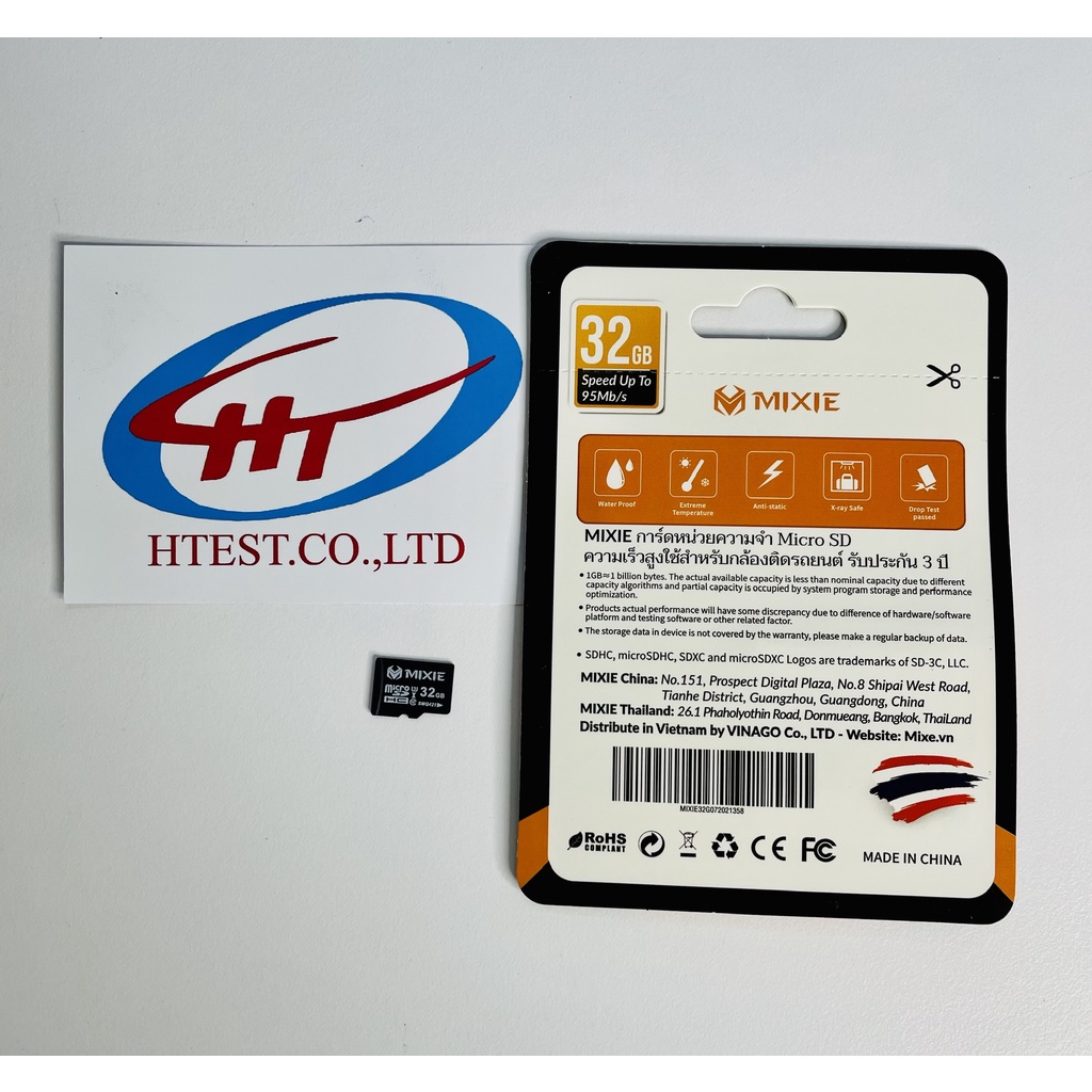 Thẻ nhớ 32/64/128GB MIXIE MicroSD Class10 U3. Hàng Chính Hãng