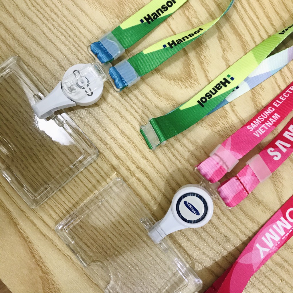 Samsung Bộ Dây Thẻ, Bảng Tên, Bao Đựng Thẻ, Dây Đeo Co Rút Thông Minh 1.5cm x 90cm