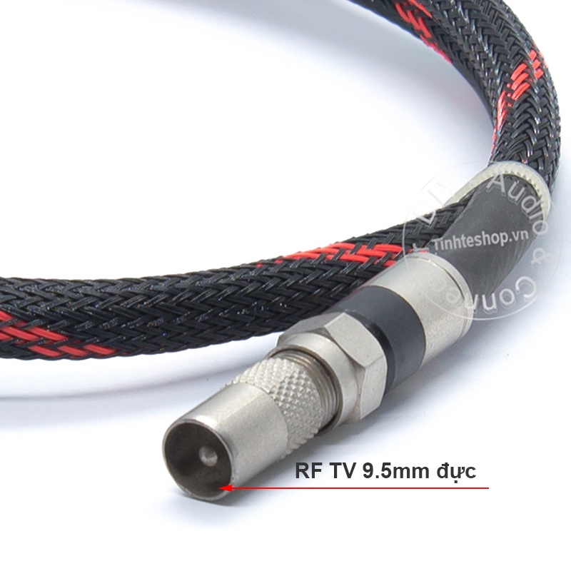 Cáp anten TV 2 đầu thẳng DIY 0.8M đến 5M - Dây tín hiệu truyền hình cáp