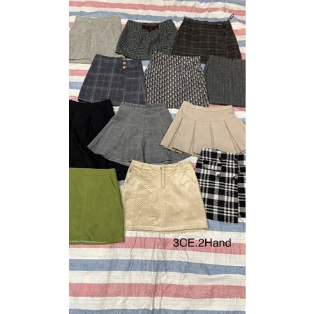 Chân Váy dạ-kẻ