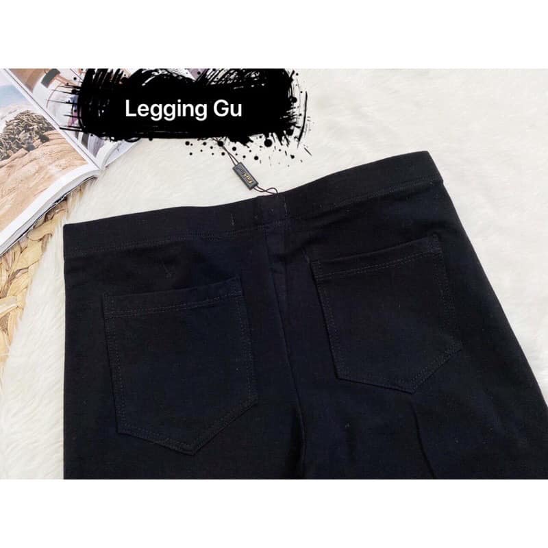Quần dài nữ, quần Legging Gu mẫu mới chất co giãn, đanh mặt,không xù xổ | BigBuy360 - bigbuy360.vn