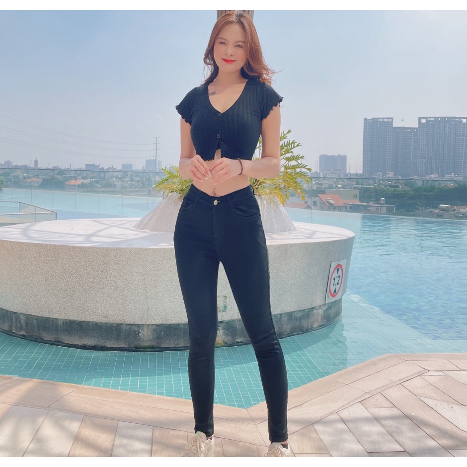 Quần dài KAKI JEAN nữ 🧡 Co giãn - ÔM dáng - Siêu xinh  - Siêu rẻ 🧡