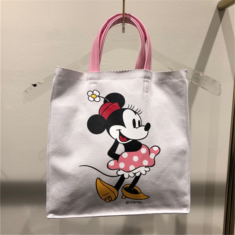 Seeubaby Túi Tote Hình Chuột Minnie Disney Thời Trang Hàn Quốc