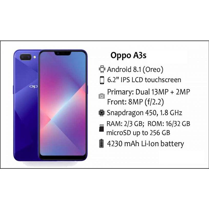 Điện thoại OPPO A3S (2GB-16GB).