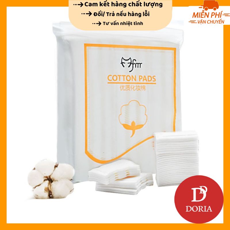 HÀNG MỚI VỀ  Bông tẩy trang 222 miếng 3 lớp cotton Pads BTT222