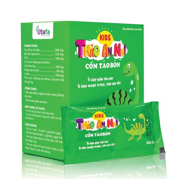 Cốm táo bón KIDS THẢO AN NHI - Giải pháp nhuận tràng, giảm táo bón cho trẻ - CTY CP TITAFA