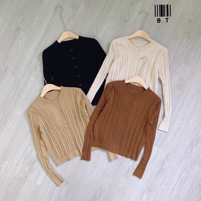 ÁO LEN NÚT THỪNG CHẤT ĐẸP MS15202 | BigBuy360 - bigbuy360.vn