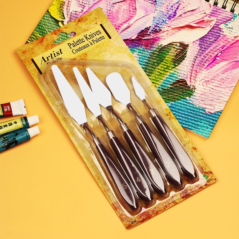 Bay pha màu acrylic, gouache, sơn dầu, bay trộn màu vẽ tranh nhiều size chuyên nghiệp