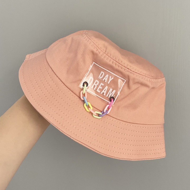 Mũ tai bèo phối dây xích thời trang phong cách hip hop cá tính dành cho bé