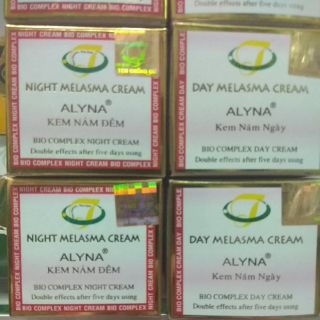 2 hủ Kem alyna nám ngày + nám đêm 15g
