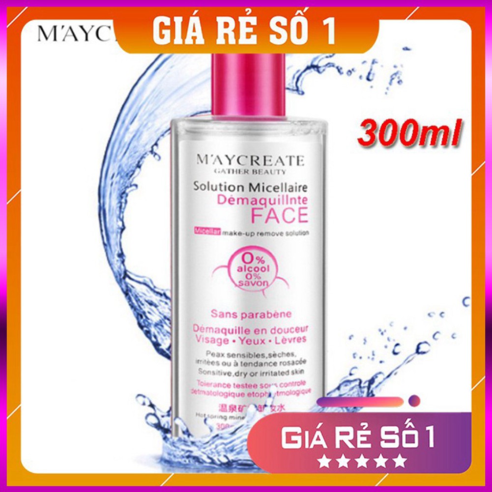 Nước Tẩy Trang Maycreate chính hãng Gather Beauty 300ML làm sạch sâu dưỡng ẩm da MNTT1 | BigBuy360 - bigbuy360.vn