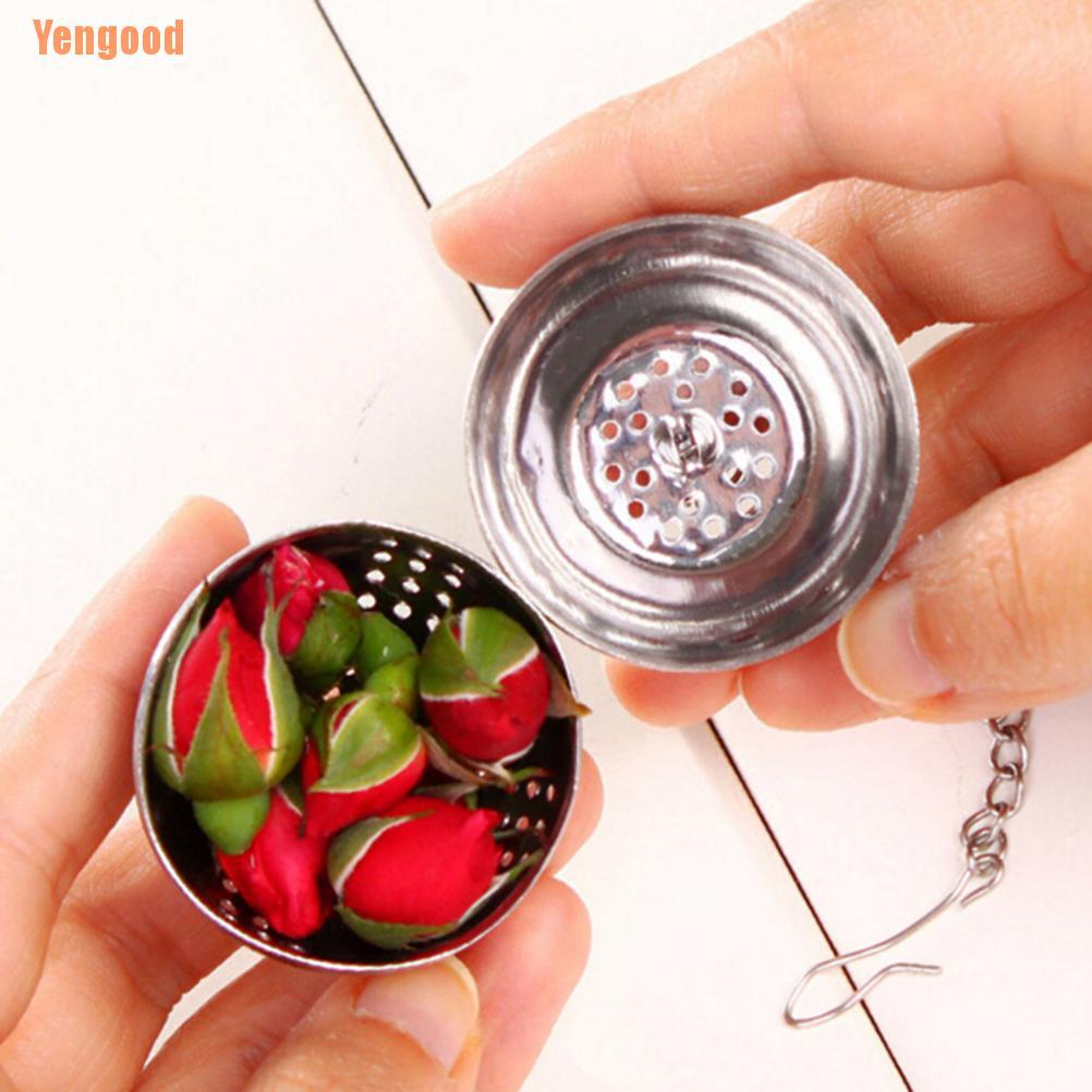 Dụng Cụ Lọc Trà Cầm Tay Hình Cầu Bằng Thép Không Gỉ