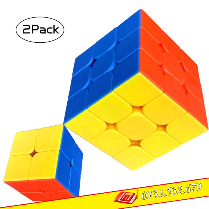 Combo Rubik 2x2, Rubik 3x3 . Rubik Đồ Chơi Phát Triển Kỹ Năng Cơ Bản