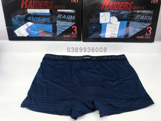 Set 3 quần lót nam Raiders Hàn Quốc