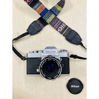 Máy ảnh chụp film Nikon Nikomat EL + lens Nikon 50mm f2
