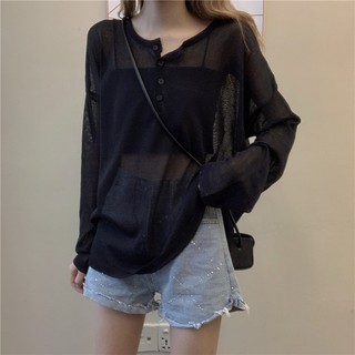 [CÓ SẴN TRẮNG ][MÃ DIHI9H6 GIẢM 20K] ÁO LEN MỎNG ULZZANG - KÈM ẢNH THẬT