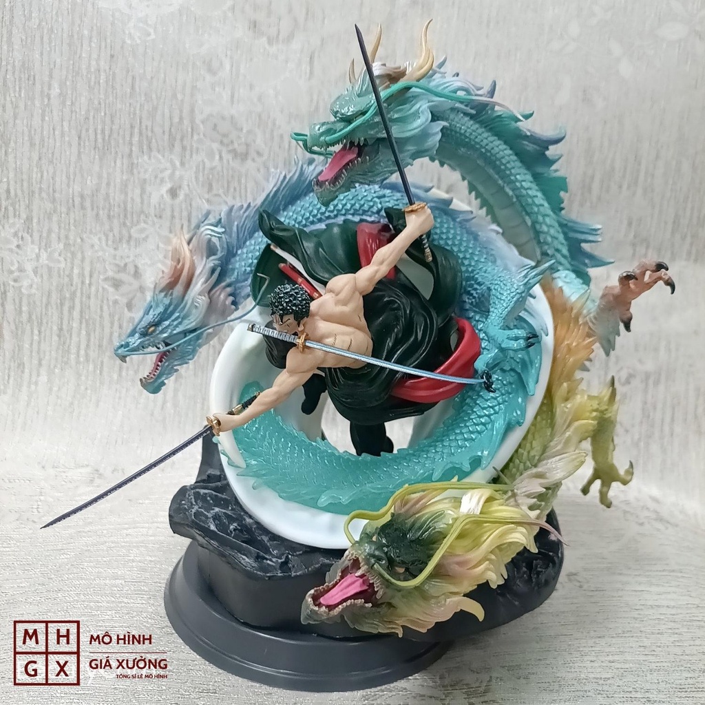 Mô hình One Piece Zoro Tam Long wano cao 26cm , trạng thái chiến đấu , figure mô hình one piece  giá xưởng