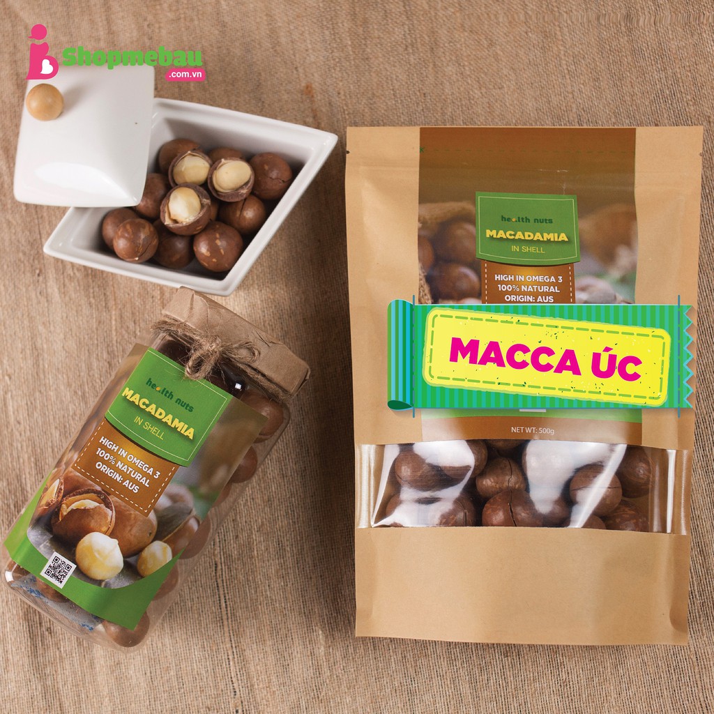  Maca Úc nứt tự nhiên gói 500g