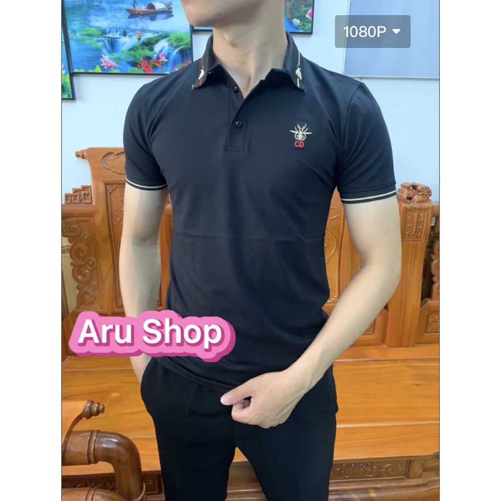 Áo Polo Nam, Polo Nam Đẹp, Áo Phông Nam ARU SHOP Chất Thun Lạnh Co Dãn 4 Chiều