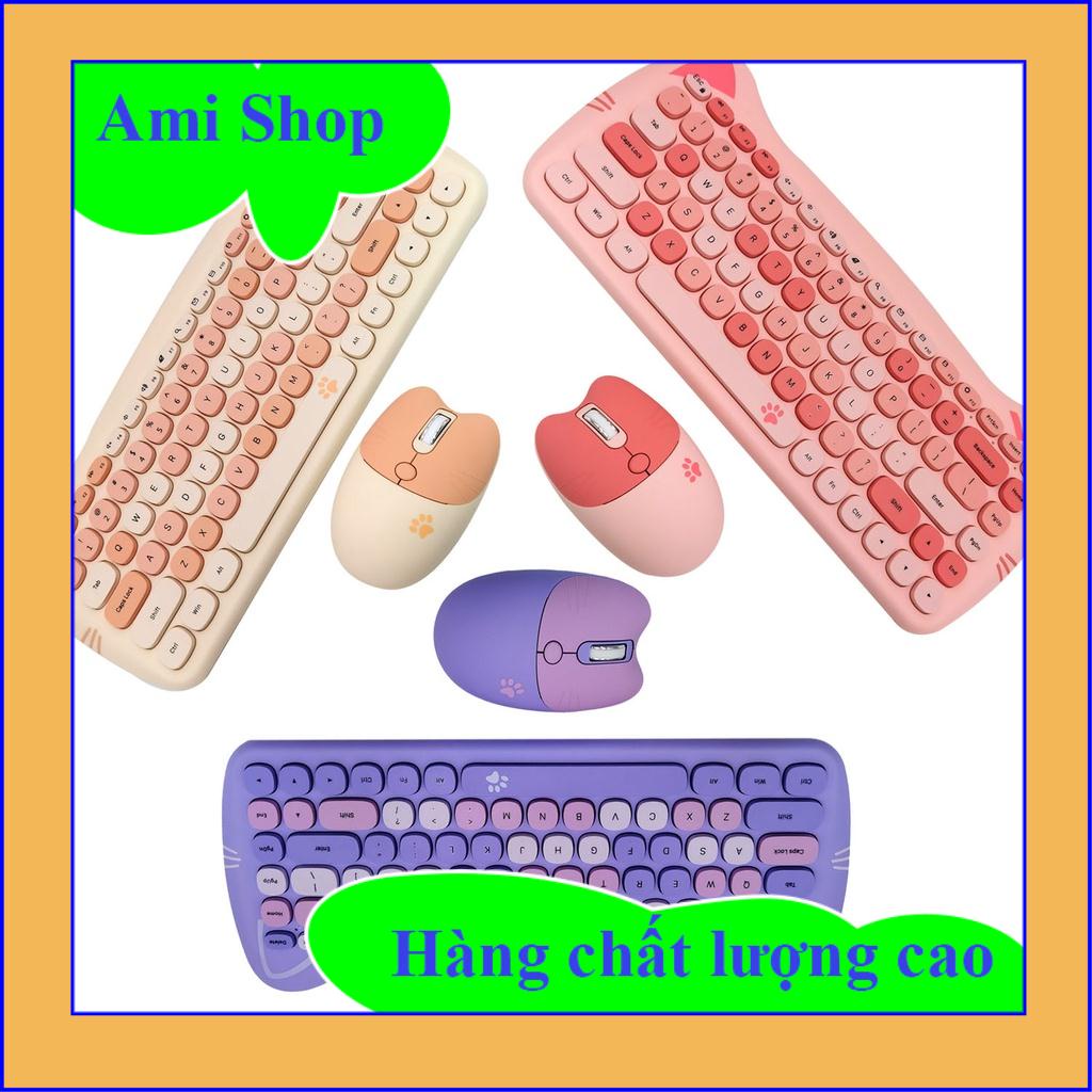 Giá sỉ Bộ chuột bàn phím không dây mofii máy tính xách tay văn phòng dễ thương cảm thấy tốt giá trị cao câm di động