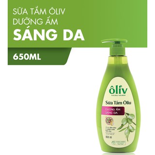 Sữa tắm Ôliv dưỡng ẩm sáng mịn 650ml