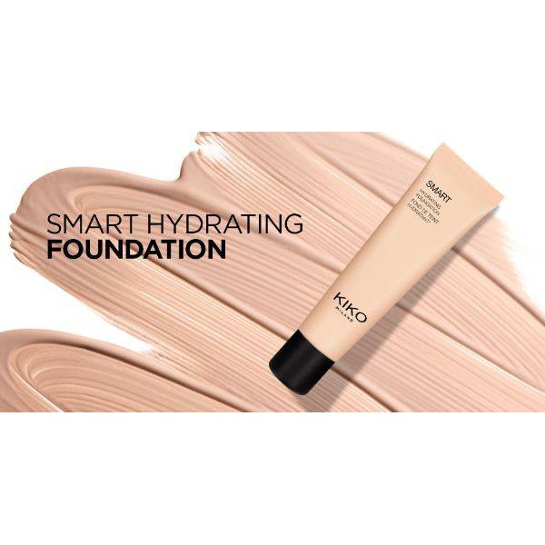 Kem nền Kiko KIKO SMART HYDRATING Foundation sale blackfriday. Duy nhất 1 tone Warm Rose 30