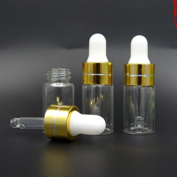 Lọ Chiết Serum ❤ TRÙM SỈ ❤ Lọ chiết tinh dầu mỏng, nước hoa 3ml,5ml,2ml khoen vàng , phụ kiện du lịch