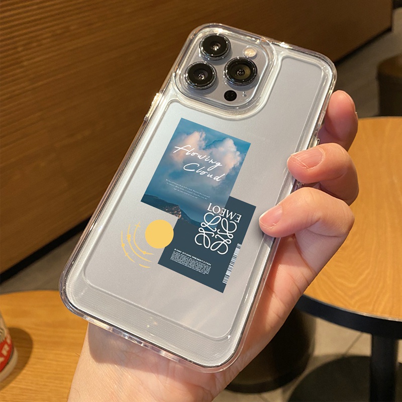 Ốp lưng iphone Ốp Điện Thoại Silicon Dày Mềm Viền Tròn Chống Sốc Cho iPhone 13 12 11 Pro Max X XR XS Max