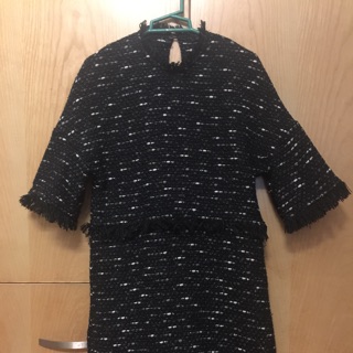 Váy dạ tweed của zara