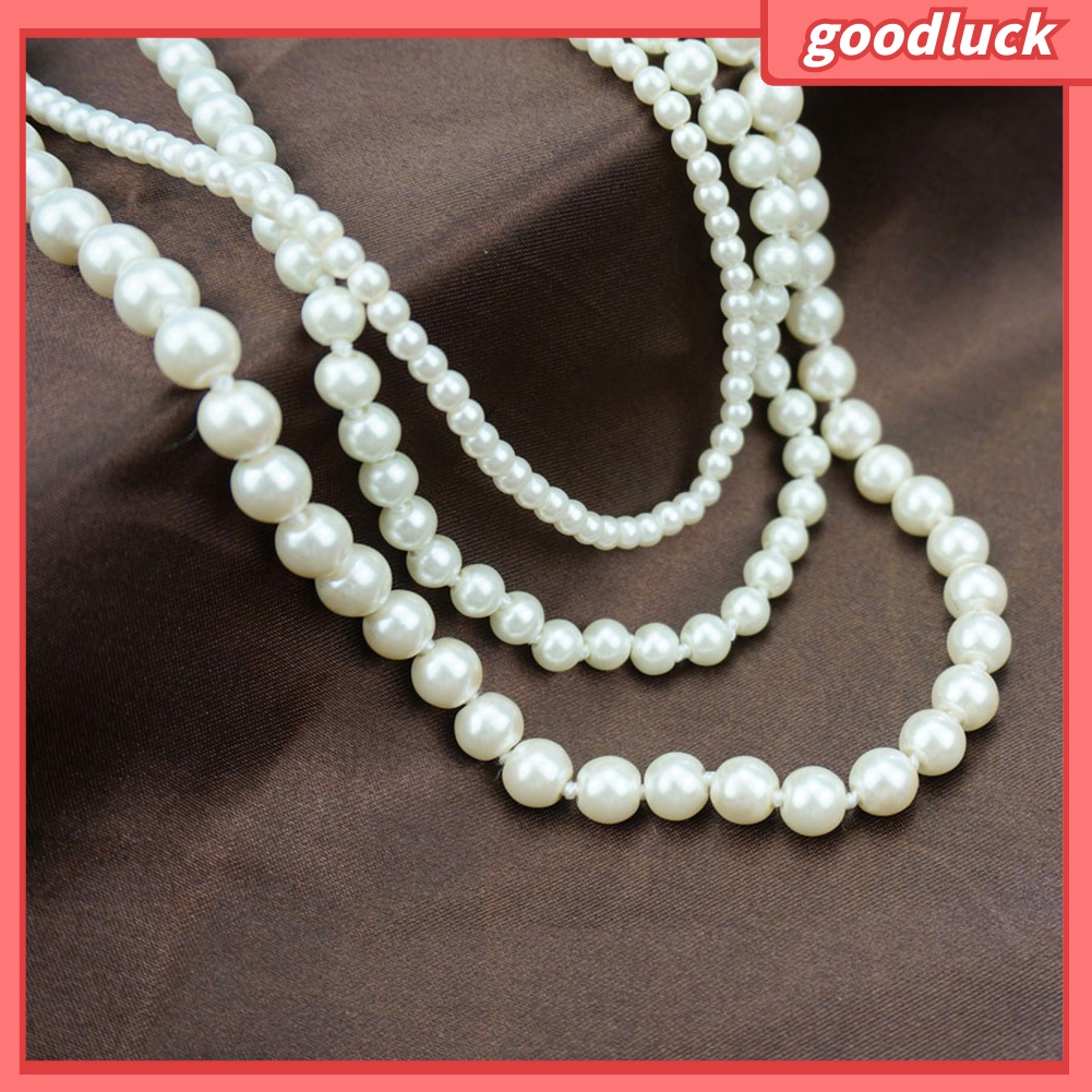 Dây Chuyền Chuỗi Hạt Ngọc Trai Nhân Tạo Cho Nữ