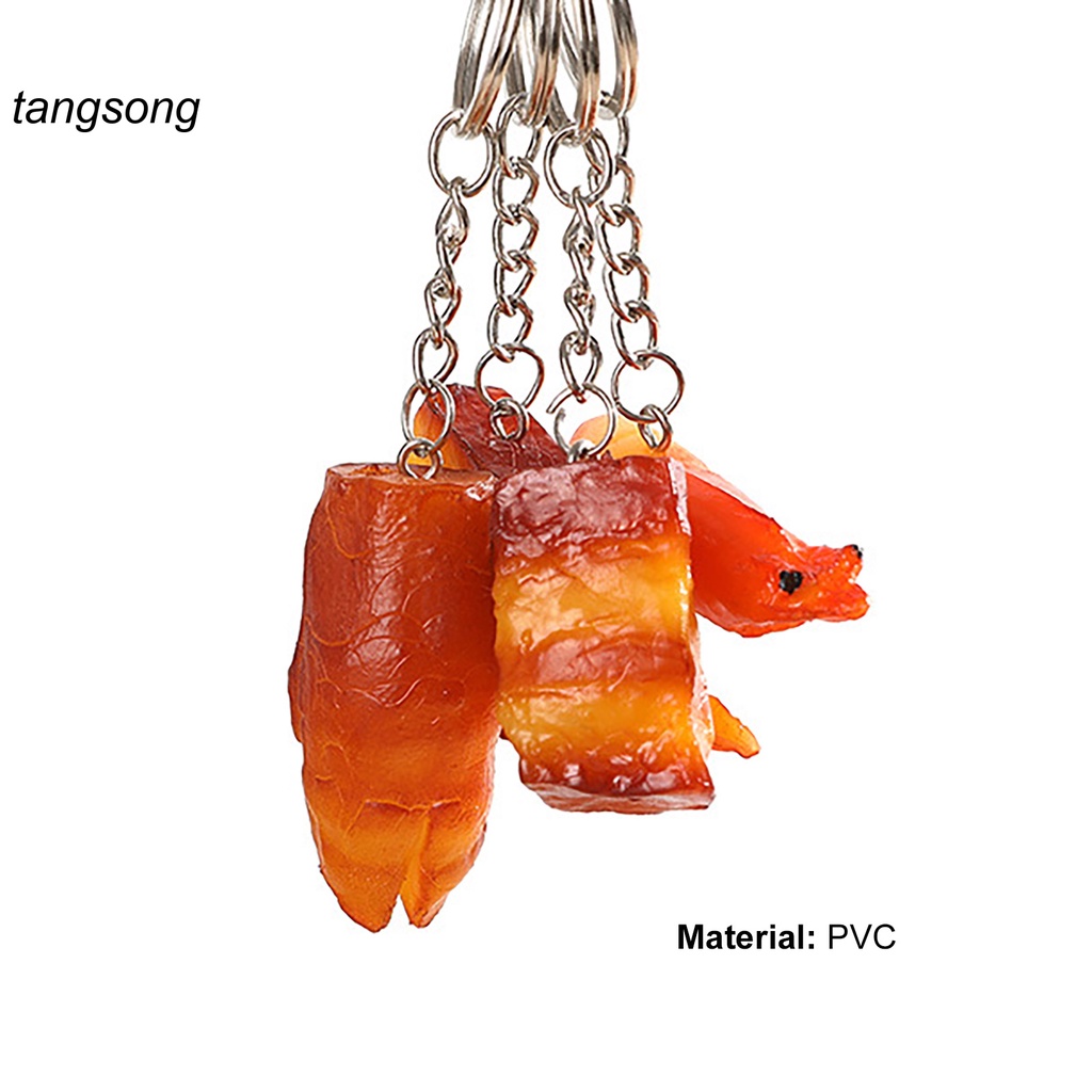 Móc khóa cho điện thoại hình đồ ăn không mùi dễ thương