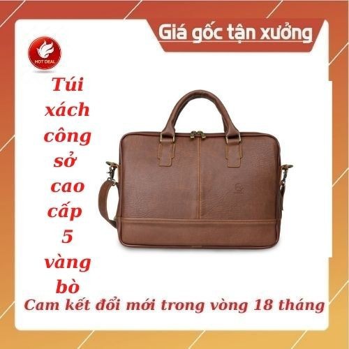 [BẢO HÀNH 18 THÁNG]Túi xách công sở cao cấp Dala 5 vàng bò