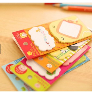 Giấy note hình thú ghi chú kute