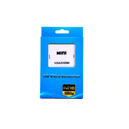 Bộ chuyển đổi tín hiệu từ VGA sang HDMI VGA to HDMI converter (Màu Trắng mini).