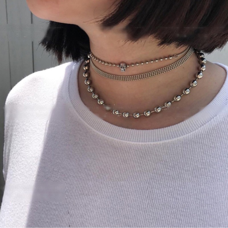 Vòng cổ choker mặt dây hình biểu tượng y học phong cách punk rock cho nữ
