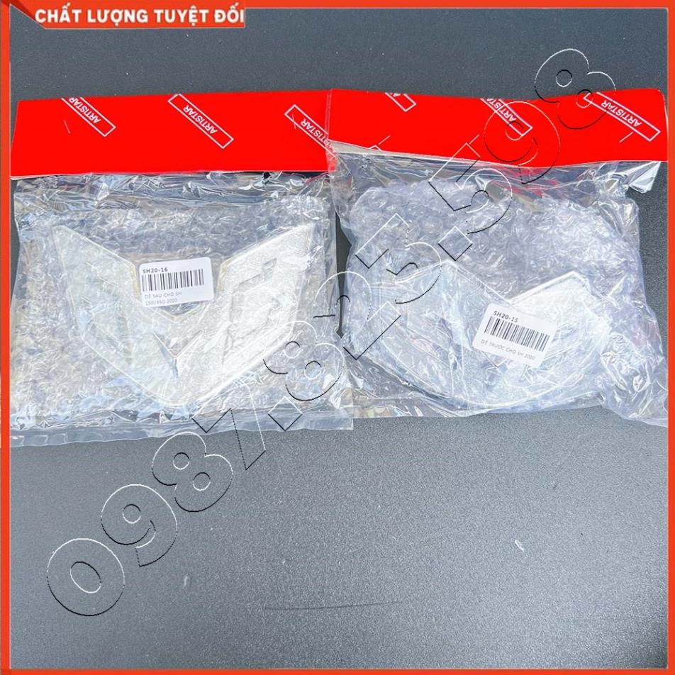 ️🏆Bộ Ốp Mỏ Dè Xe SH 125 150 Năm 2020-2021-2022 125i 150i Trước Sau Chỉ Mũi Dè Xi Inox Cacbon️🏆